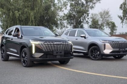 Haval H6 in Pakistan, black and silver models, SUV design