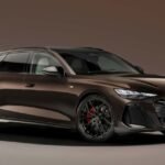 Audi A6 Avant 2025 luxury wagon front side view