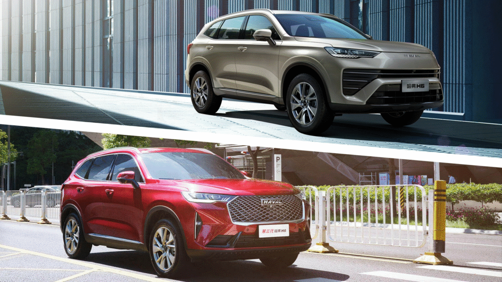 "Haval H6 Facelift competing with SUVs like MG HS and Kia Sportage"